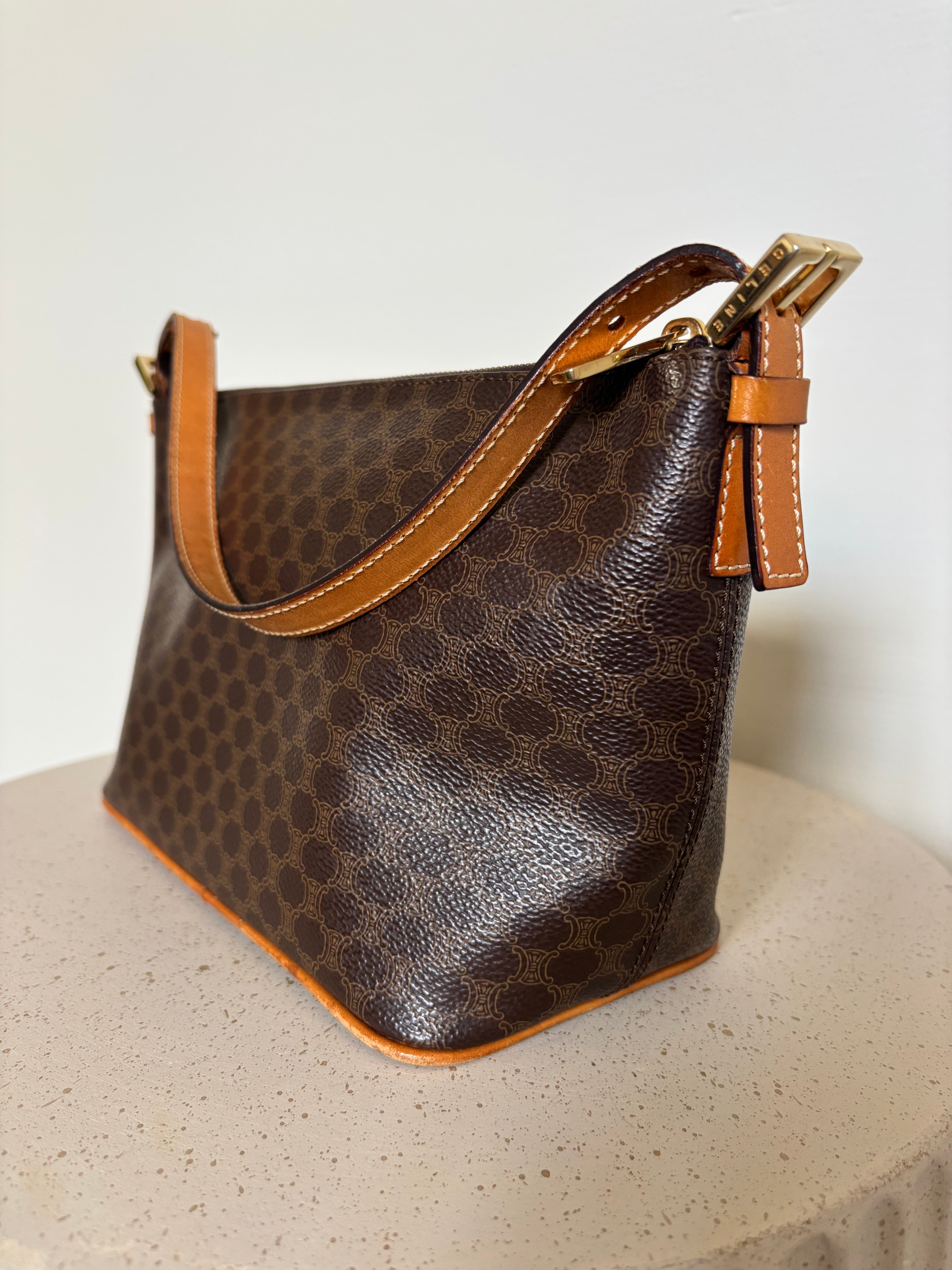 Celine Macadam Canvas Shoulderbag
