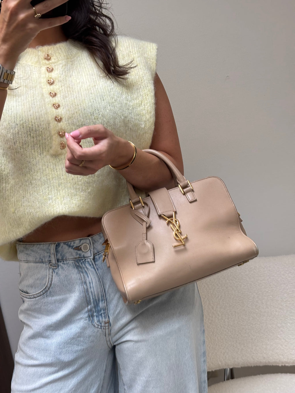 Saint Laurent Baby Cabas Bag