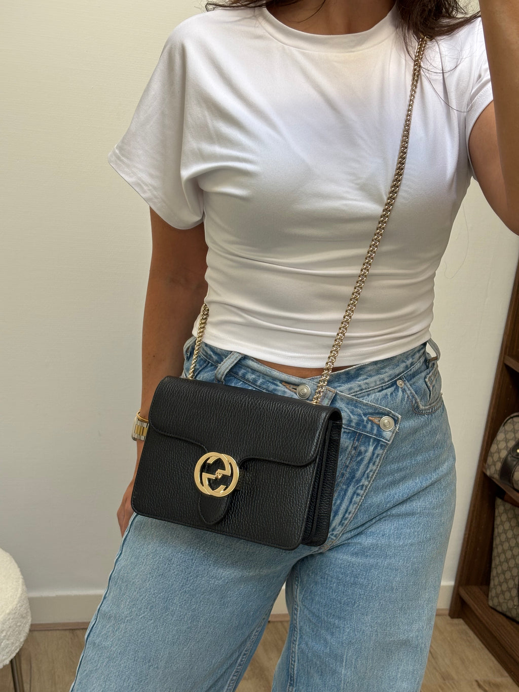 Gucci GG Interlocking Crossbody Bag