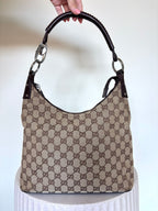 Gucci GG Canvas Lock Bag