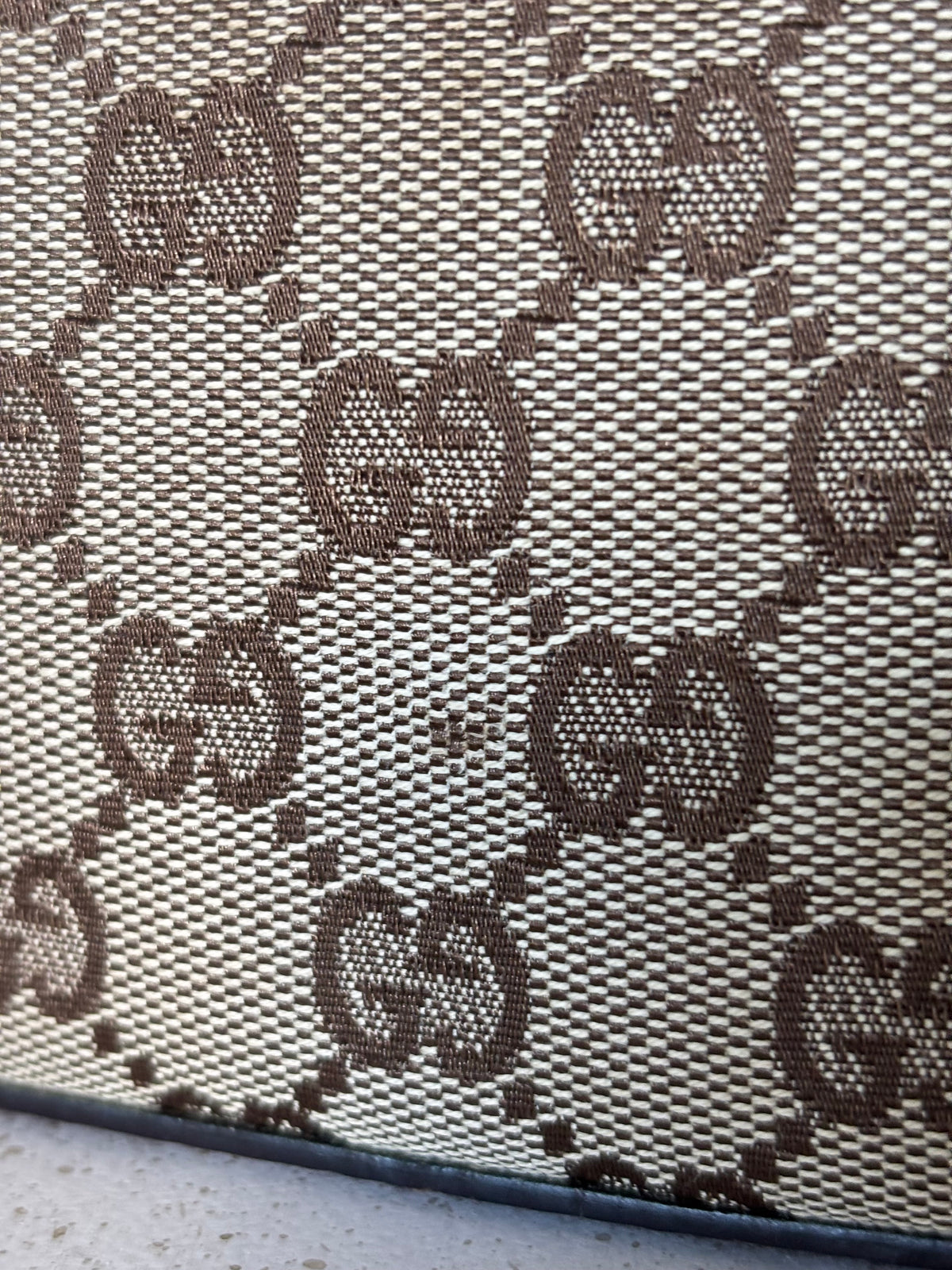 Gucci GG Canvas Lock Bag