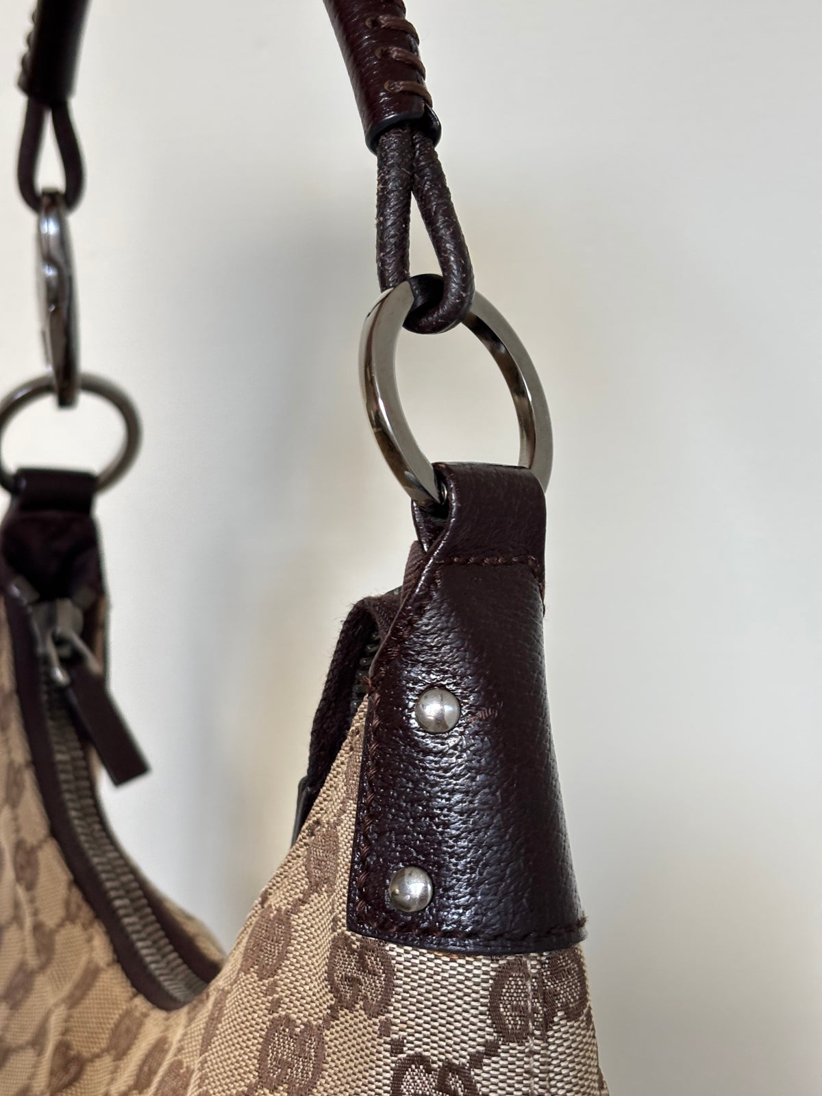 Gucci GG Canvas Lock Bag
