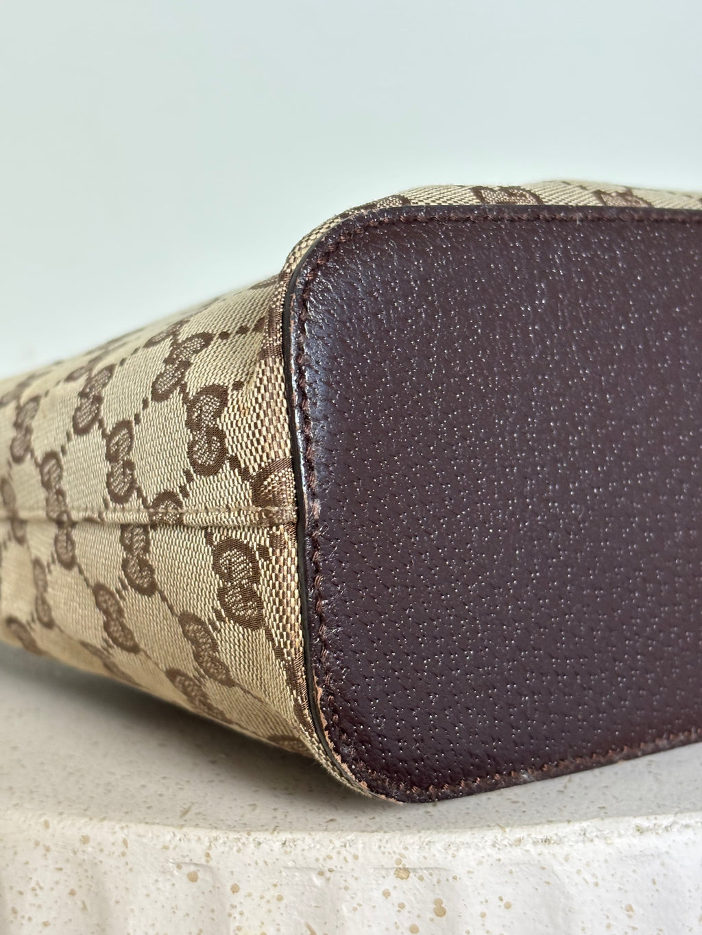 Gucci GG Canvas Lock Bag