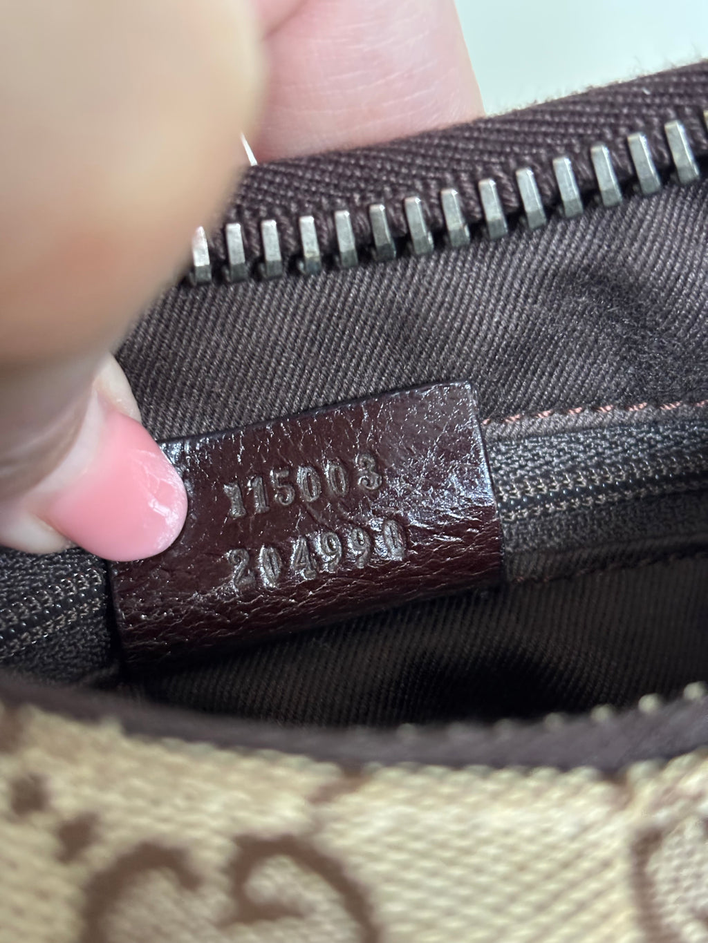 Gucci GG Canvas Lock Bag