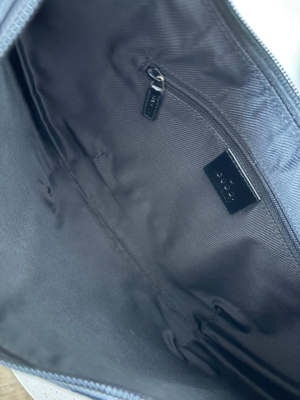 Gucci Lock Monogram Canvas Hobo Shoulder Bag